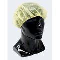 Umbo 24in Pleated bouffant Caps Yellow HD, 1000/CS, 1000PK H204HD-24Y